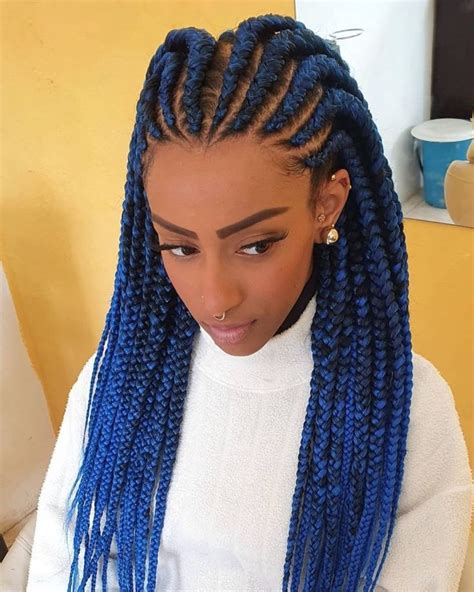 35 Beautiful Cornrow All-Back Styles For 2024 | ThriveNaija | Hair ...