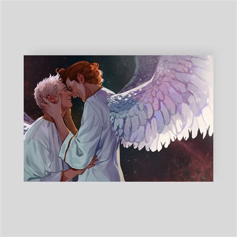 Good Omens Aziraphale and Crowley #3, an art print by hansoeii - INPRNT