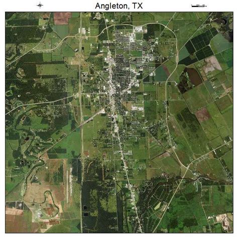 Aerial Photography Map of Angleton, TX Texas