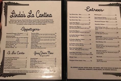 La Cantina Menu: A Culinary Journey to Authentic Mexican Flavors