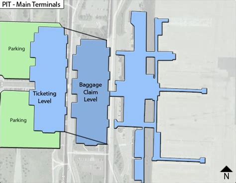 Pittsburgh International Airport Map