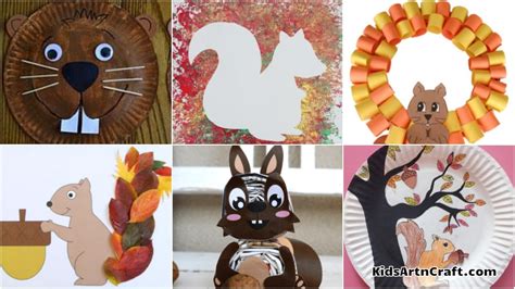 DIY & Crafts Squirrel Crafts & Activities for Kids - Kids Art & Craft