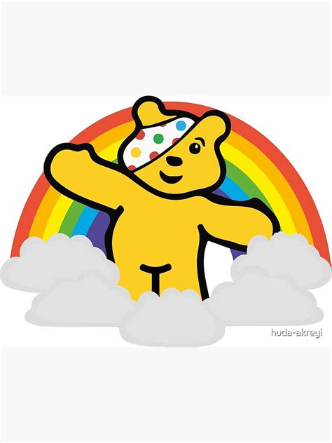 "tesco pudsey bear pudsey bear tesco tesco bear" Metal Print for Sale ...