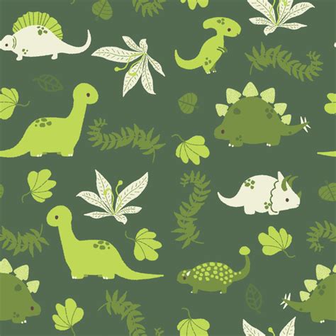 Illustration - Free dinosaur pattern for use! Pretty sure it’s...