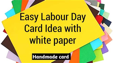 Labour day card idea / Labour day drawing /Requested video # ...