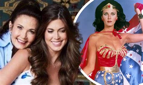 Wonder Woman Lynda Carter, 68, and daughter share photo | Daily Mail Online