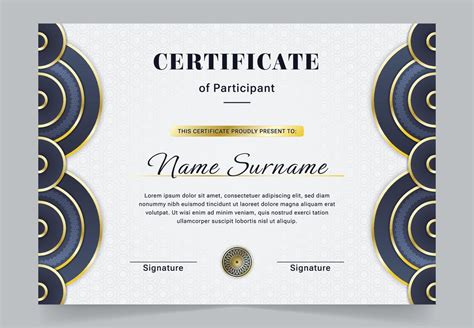 Professional Business Certificate Template 19982520 Vector Art at Vecteezy