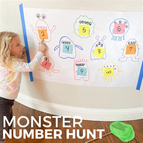 Monster Counting Game for Preschoolers - Toddler Approved