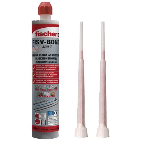 Fischer V-BOND chemical anchor for concrete and masonry