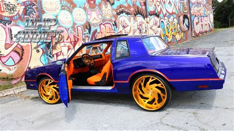 WhipAddict: Deck's Kandy Cobalt Blue Chevy Monte Carlo SS on All Gold ...