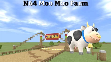 N64 Moo Moo Farm Minecraft Mario Kart (GIVEAWAY WINNER) - YouTube