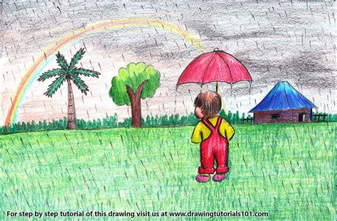 DrawingTutorials101.com | Rainy day drawing, Drawing tutorials for kids ...