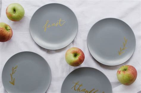 Fall: Thanksgiving DIY Plates – This Wild Heart