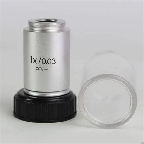 Objective Microscope Low Power Objective Lens 1x 2x Infinity Objective ...