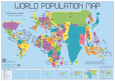 World Population Density Map 2024 United States - Marna Sharity