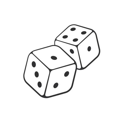 Dice Outline Royalty-Free Images, Stock Photos & Pictures | Shutterstock