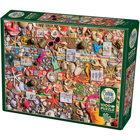 Cobble Hill: Beach Scene 1000 Piece Jigsaw Puzzle - Walmart.com ...