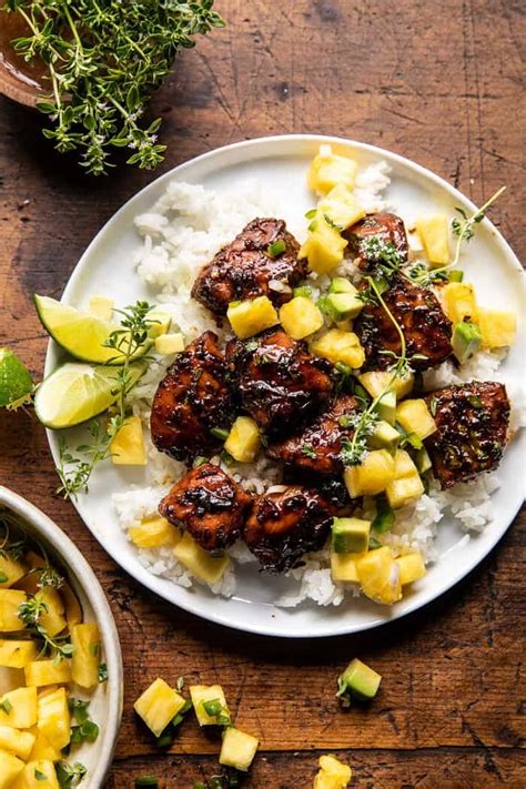 30 Minute Pineapple Chicken with Coconut Rice. - Yummy Recipe