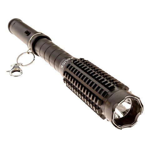 POLICE 1118 - MAX POWER Heavy Duty Metal Stun Gun Baton With LED ...