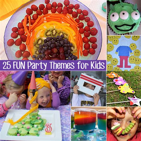 25 Super Fun Kids Party Themes for Children 6 Years and Under