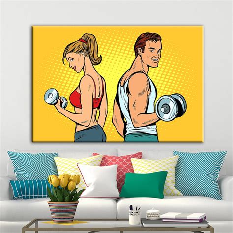 Sport Wall Art Gym Wall Art Gym Canvas Wall Art Gym Wall Decor | Etsy