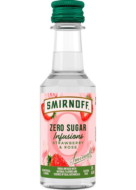 Smirnoff Zero Sugar Infusions Strawberry & Rose | Total Wine & More