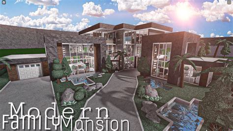 Modern family mansion bloxburg