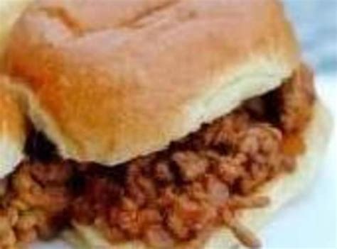 Kresge's Lunch Counter Sloppy Joes Chili Burger | Just A Pinch