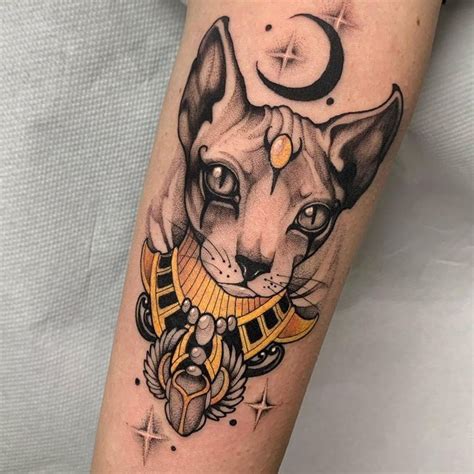 Pin de Bela Marchesani en ↠ tattoos | Diseños de tatuaje de gato ...