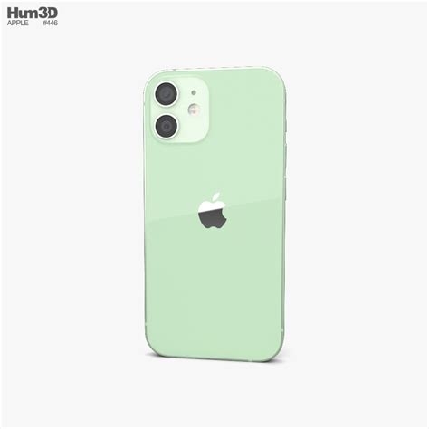 Apple iPhone 12 mini Green 3D 모델 - 다운로드 전화 on 3DModels.org