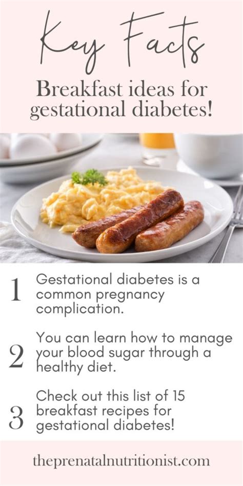 15 Breakfast Ideas For Gestational Diabetes | The Prenatal Nutritionist