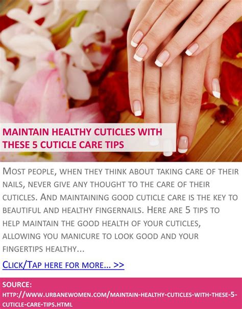 Maintain Healthy Cuticles With These 5 Cuticle Care Tips | Healthy ...