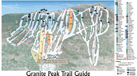 Granite Peak Ski Area Piste Map / Trail Map