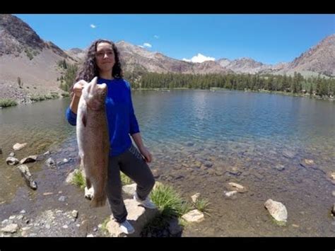 Mammoth lakes trout fishing 6.5 lb trout! - YouTube