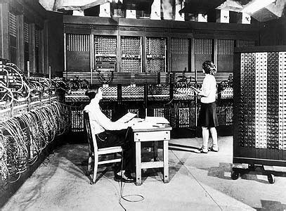 La ENIAC, una computadora electrónica capaz de ejecutar 5.000 sumas por ...