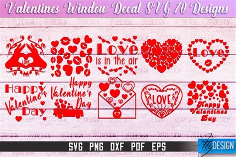 Valentines Day Window Decal|Valentines Window Vinyl Decal