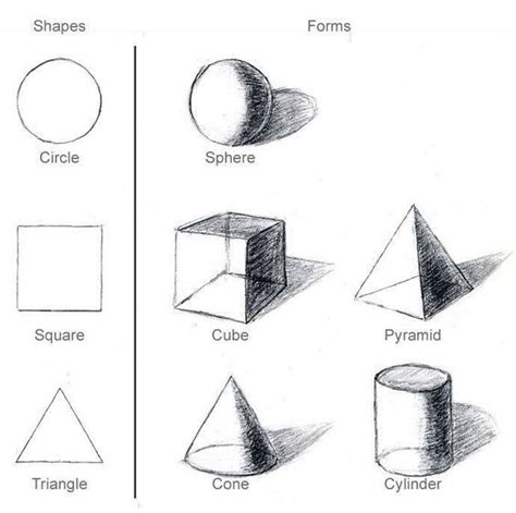 basic drawing shapes for beginners - Cured Journal Gallery Of Photos