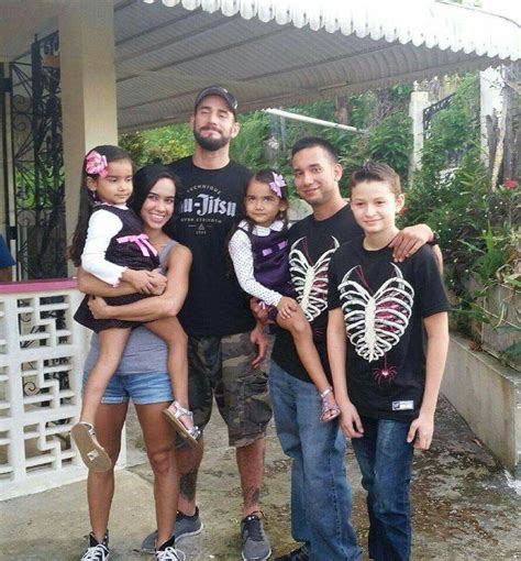 WWE Diva AJ Lee (April Mendez Brooks) and her husband CM Punk (Phil ...