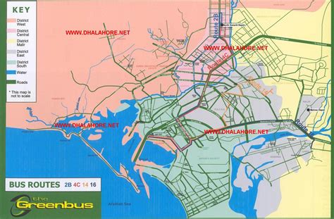 Karachi Bus Route Map - karachi • mappery