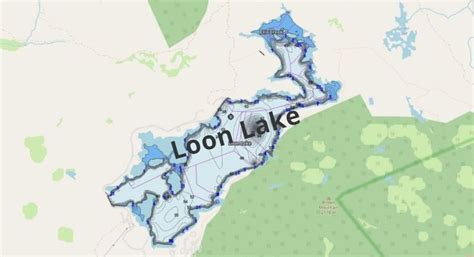 Loon Lake depth map | Map, Lake, Nautical chart