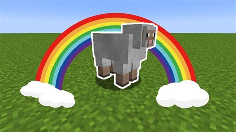 how to make a rainbow sheep ! - YouTube