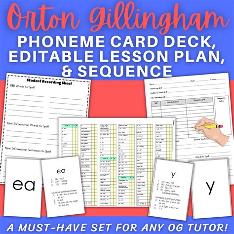 Orton Gillingham Scope and Sequence & Lesson Planning - Orton ...