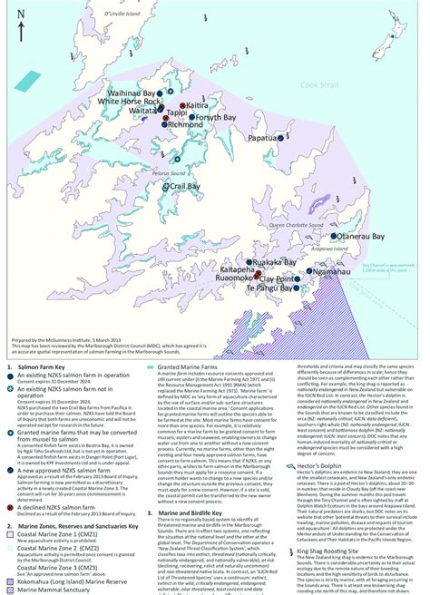 Map of Marlborough Sounds Salmon Farms | Download Scientific Diagram