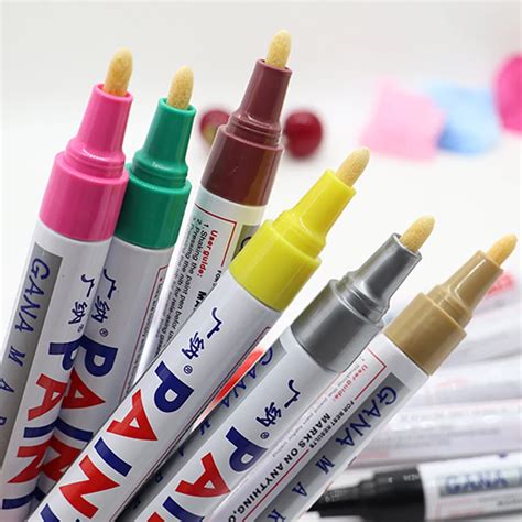 Car Window Paint Pens : 4 Colors Waterproof Car Paint Pen Scratch ...