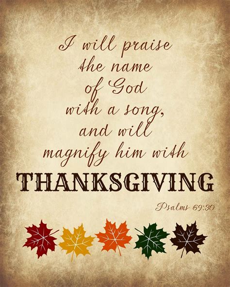 Happy Thanksgiving Bible Verse Images - Printable Template Calendar