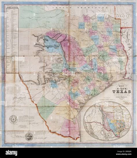 Map of the colony texas hi-res stock photography and images - Alamy