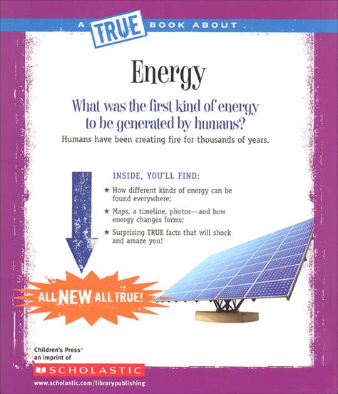 Energy (True Books - Physical Science) | Children's Press | 9780531265826