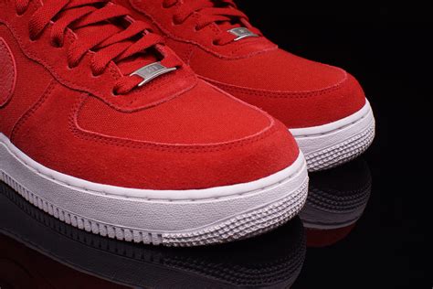 Nike Air Force 1 High 07 Red Suede - Sneaker Bar Detroit