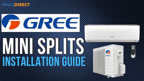 Gree mini split Installation Guide - YouTube