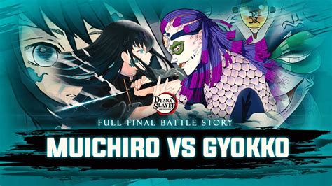 MUICHIRO TOKITO VS GYOKKO EPIC BATTLE | Review Demon Slayer 110 s/d 121 ...